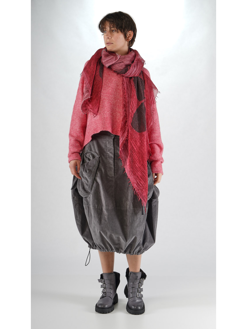 Rundholz Black Label - Прямоугольный шарф из 100% шерсти с разделительными швами - 2253361406