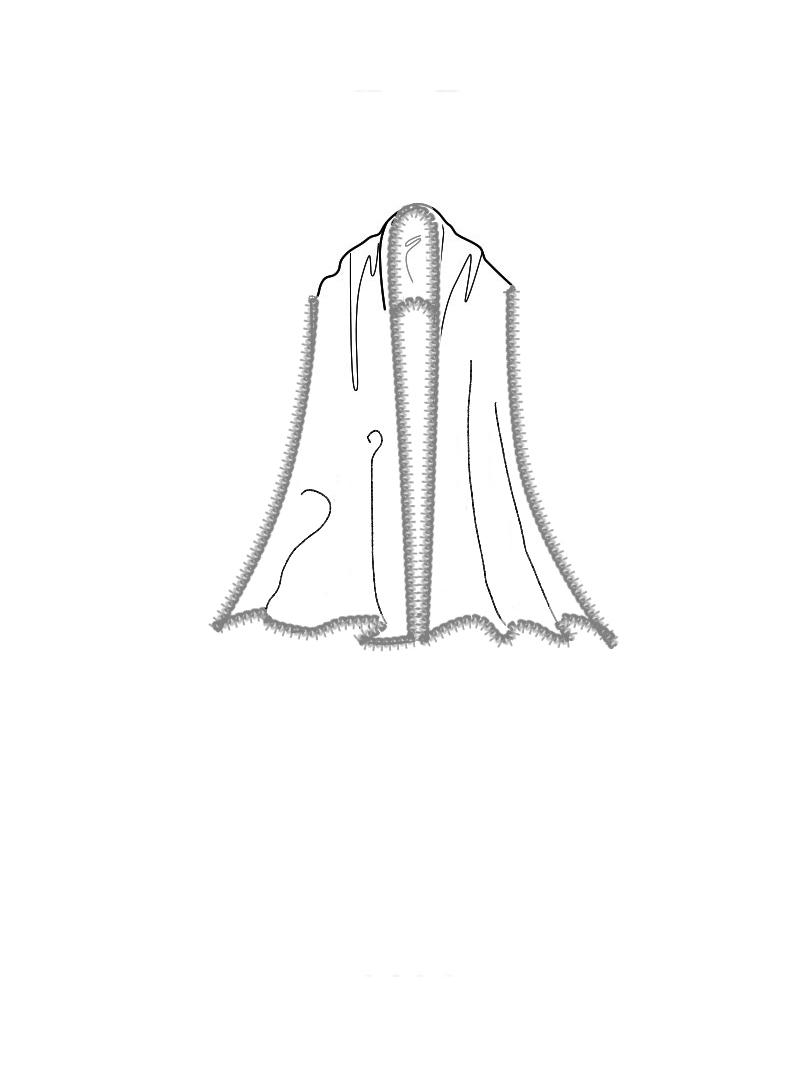 Rundholz Black Label - Woll mix Schal mit Melange Effekt - 2253361407