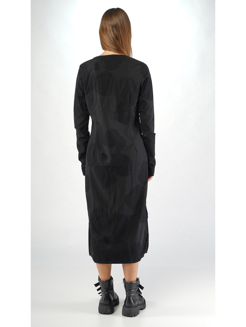 Rundholz Black Label - Gerades Schmales Baumwoll Stretch Kleid - 2253390914