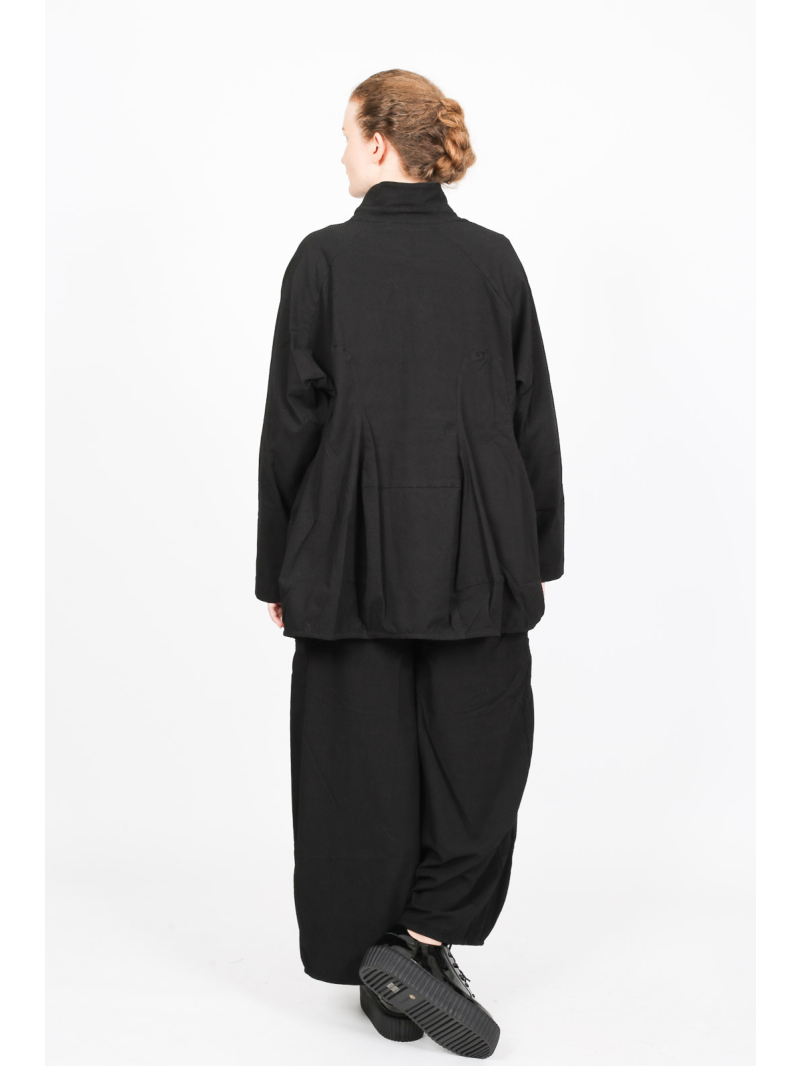 Rundholz Black Label - черный пиджак с флоковым принтом и отложным воротником - 2253391113