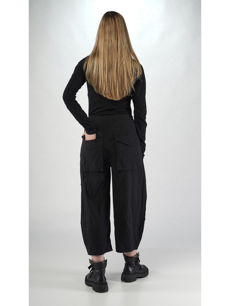Rundholz Black Label - Ballonförmige Baumwoll Stretch Hose - 2253410104