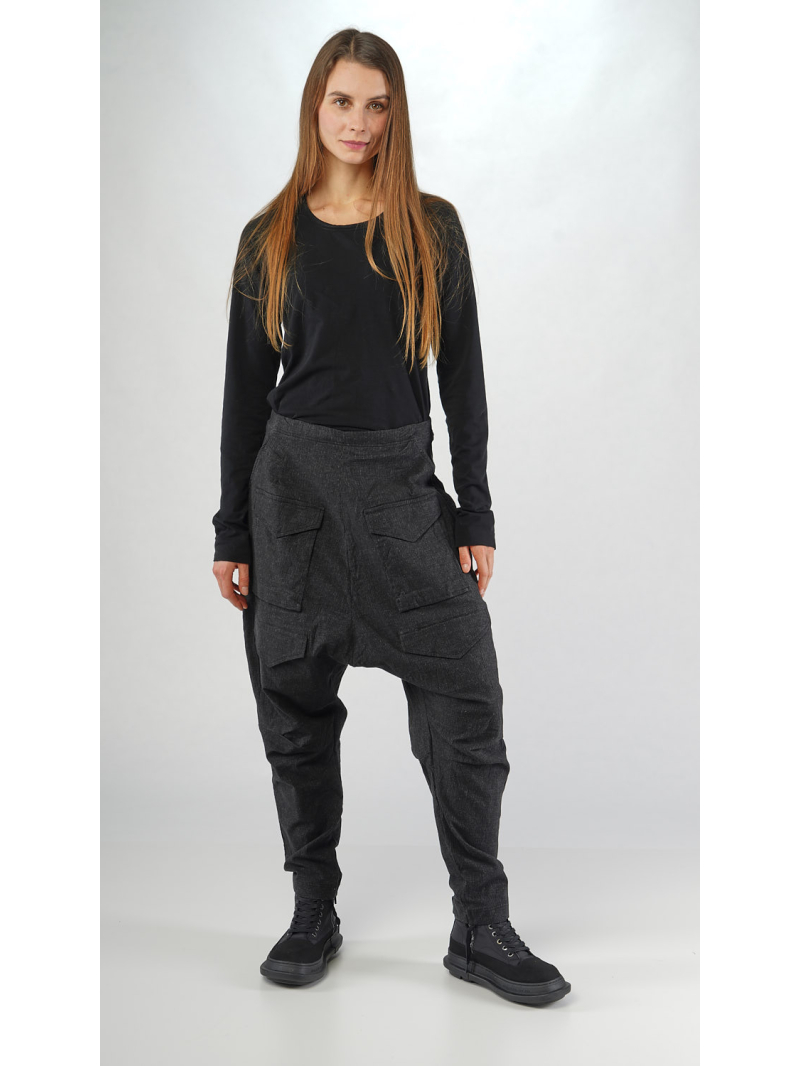Rundholz Black Label - Tulpenform-Hose aus hochwertigem Material - 2253410106