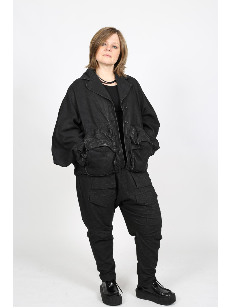 Rundholz Black Label - Tulpenform-Hose aus hochwertigem Material - 2253410106