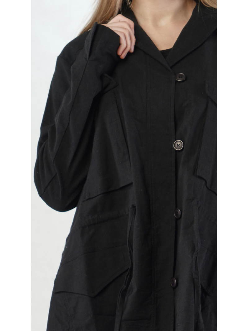 Rundholz Black Label - Gerade weite Baumwoll Stretch Jacke - 2253411101