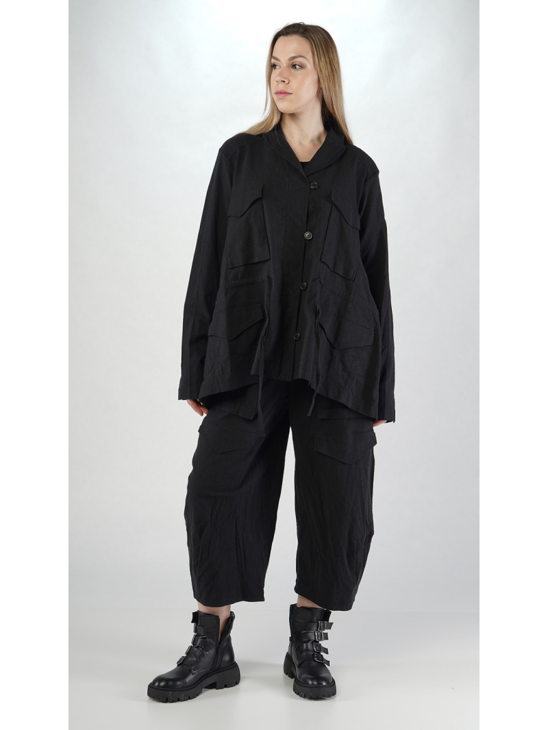 Rundholz Black Label - Gerade weite Baumwoll Stretch Jacke - 2253411101