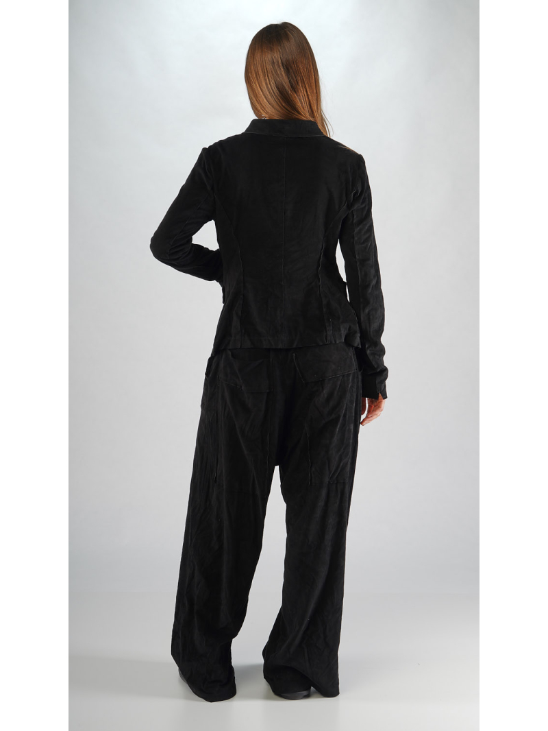 Rundholz Black Label - Taillierte Velour Jacke - 2253421106