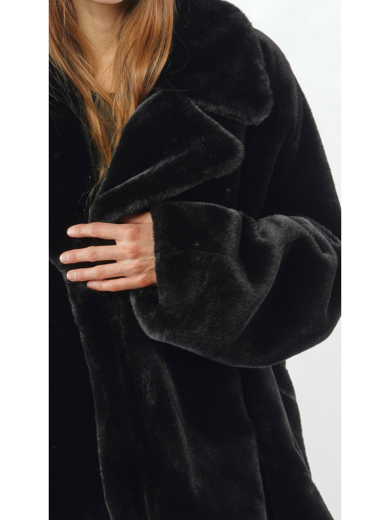 Rundholz Black Label - Weite Webpelz Jacke - 2253431101