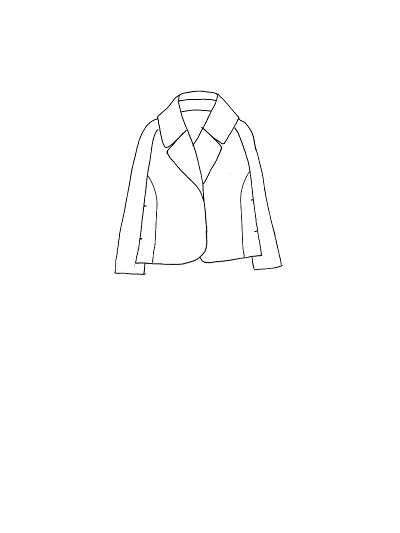 Rundholz Black Label - Weite Webpelz Jacke - 2253431101