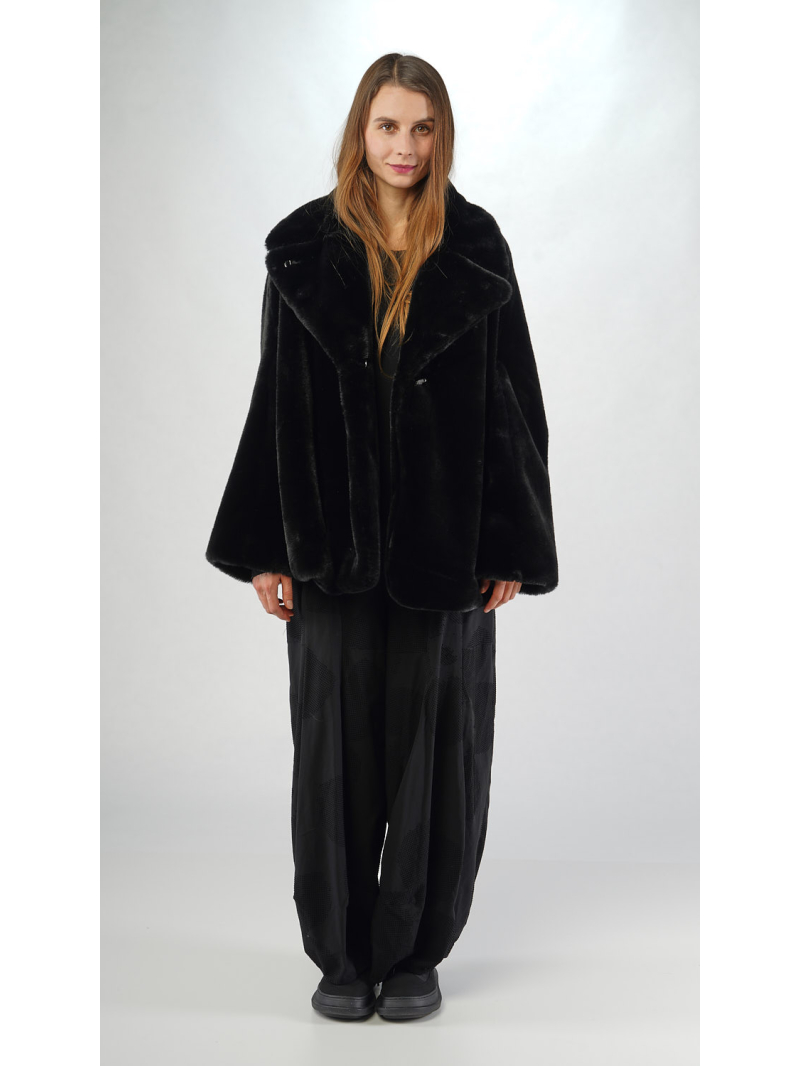 Rundholz Black Label - Weite Webpelz Jacke - 2253431101