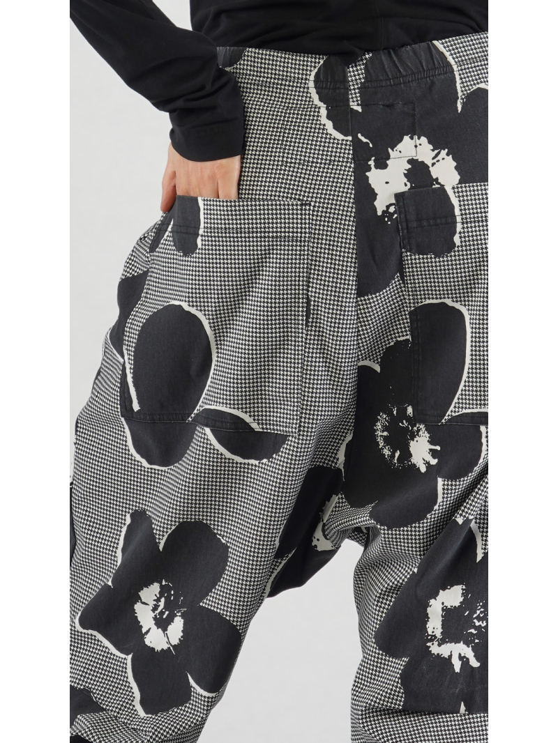 Rundholz Black Label - Tulpenförmige Techno Stretch Hose - 2253440111