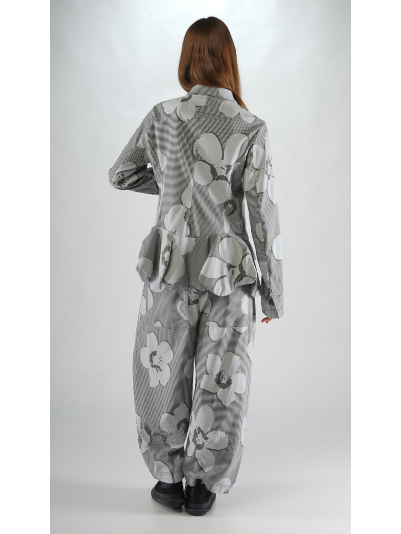 Rundholz Black Label - Techno Stretch Jacke mit Blumengeformten Saum - 2253441107