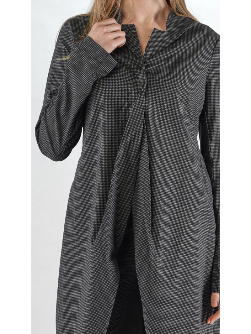 Rundholz Black Label - Bananenförmiger Techno Stretch Mantel - 2253441239