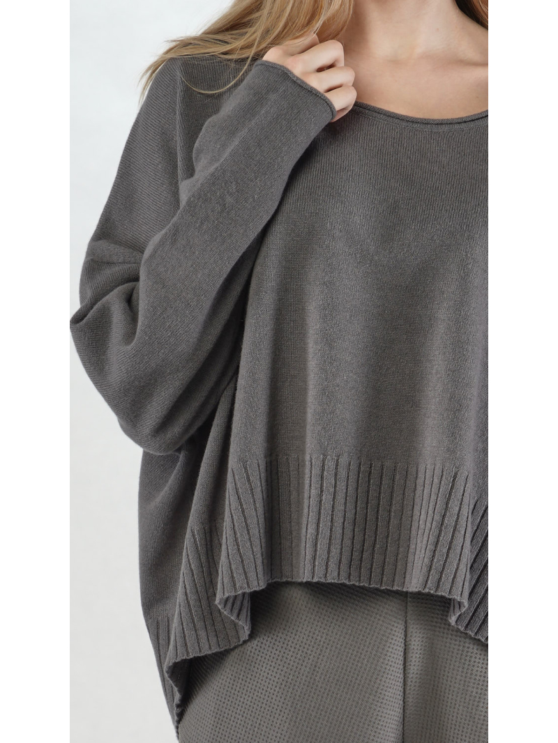 Rundholz Black Label - Gerader weiter Woll mix Pullover - 2253450708