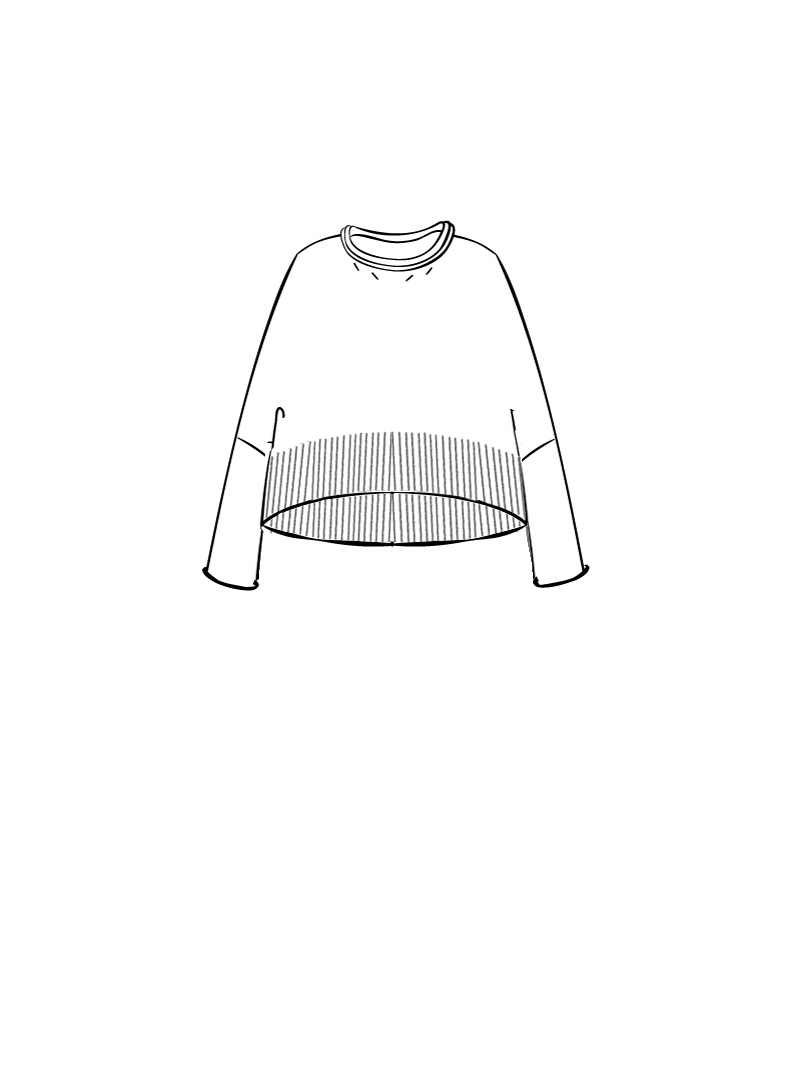 Rundholz Black Label - Gerader weiter Woll mix Pullover - 2253450708