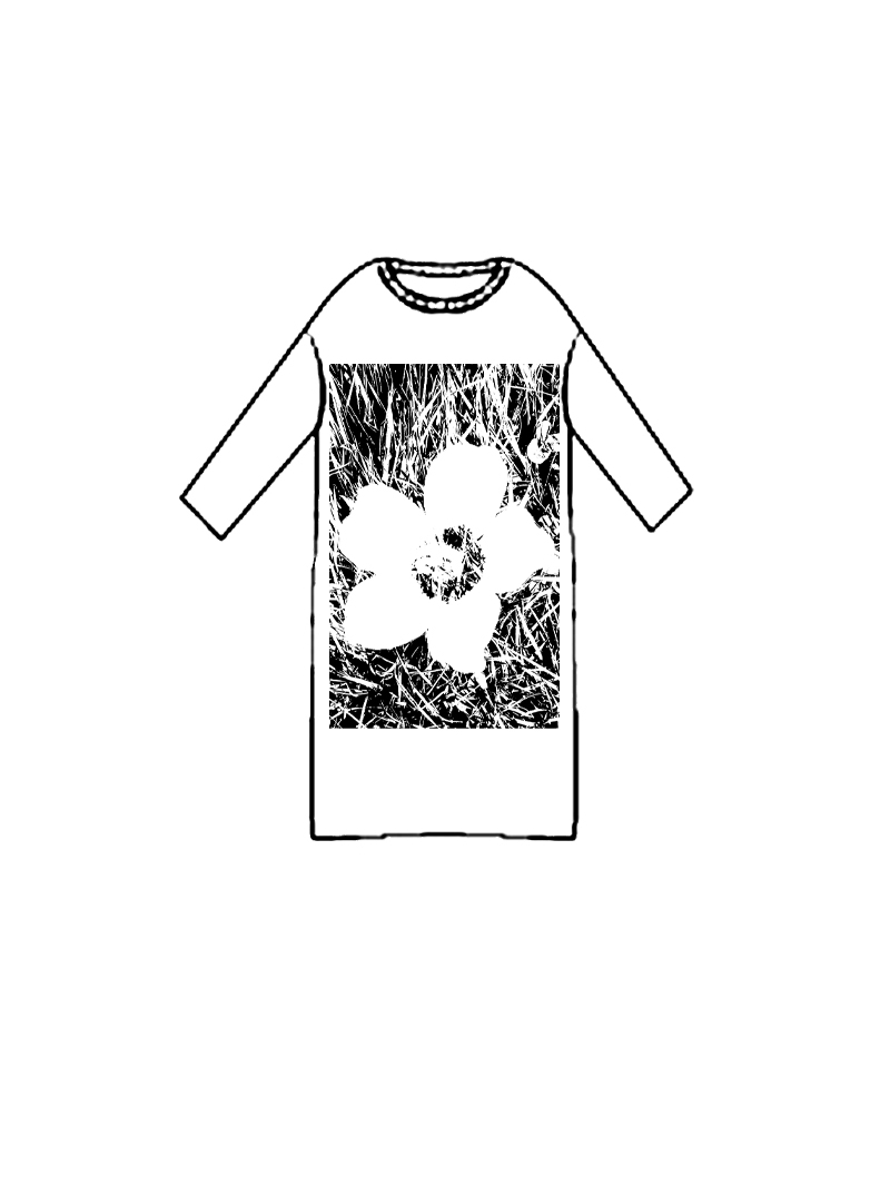 Rundholz Black Label - Knielanges Pima Baumwoll Jersey Kleid - 2253470905