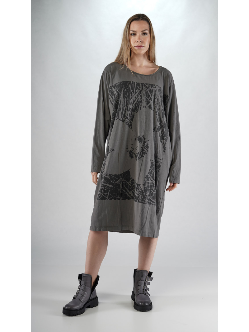 Rundholz Black Label - Knielanges Pima Baumwoll Jersey Kleid - 2253470905