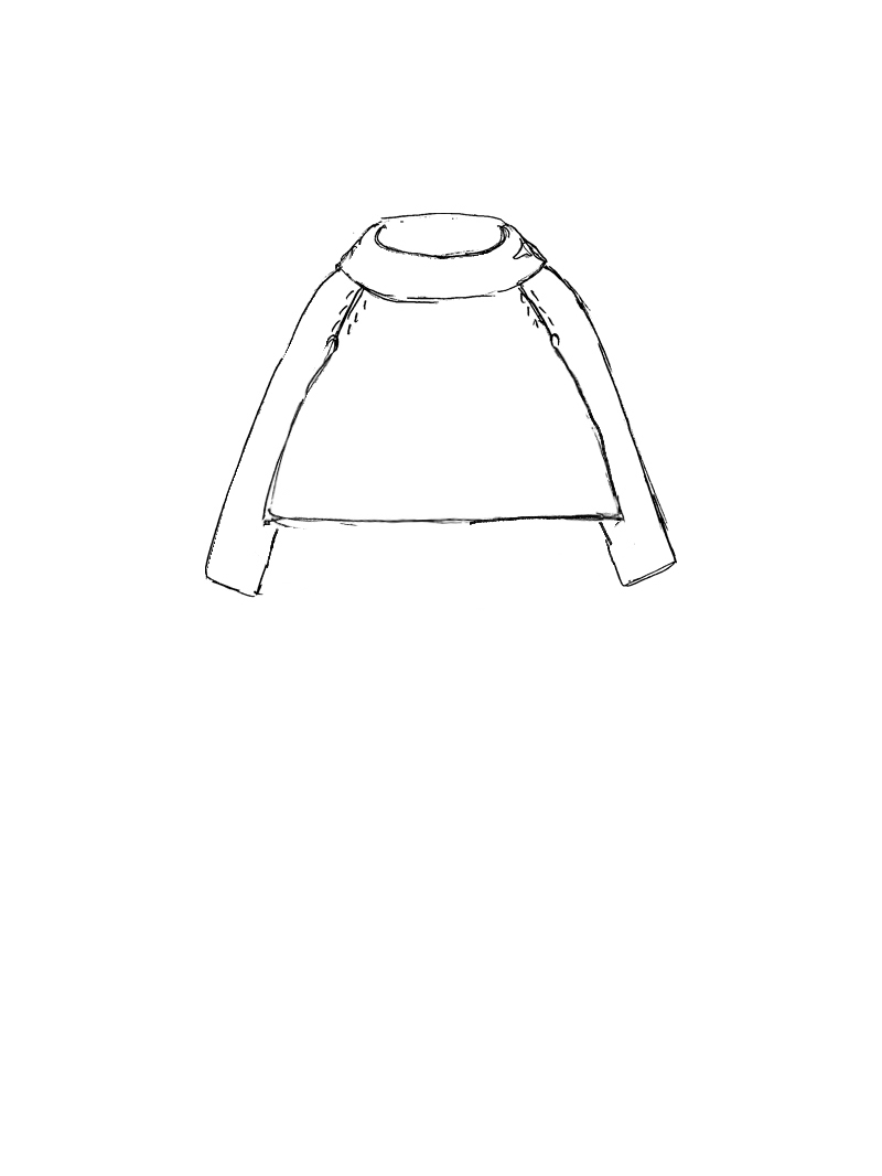 Rundholz Black Label - Kurzer Alpaka Pullover - 2253530701