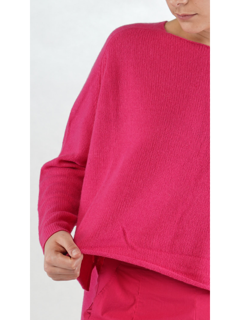 Rundholz Black Label - Gerader weiter Woll mix Strick Pullover - 2253620701