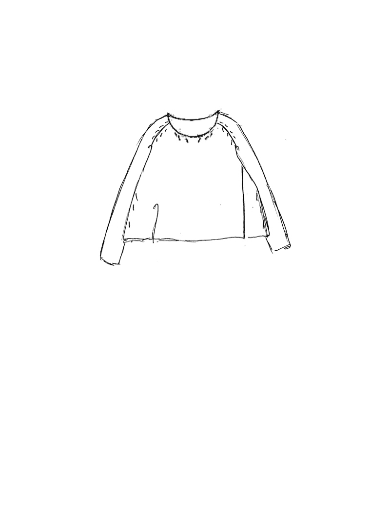 Rundholz Black Label - Gerader weiter Woll mix Strick Pullover - 2253620701