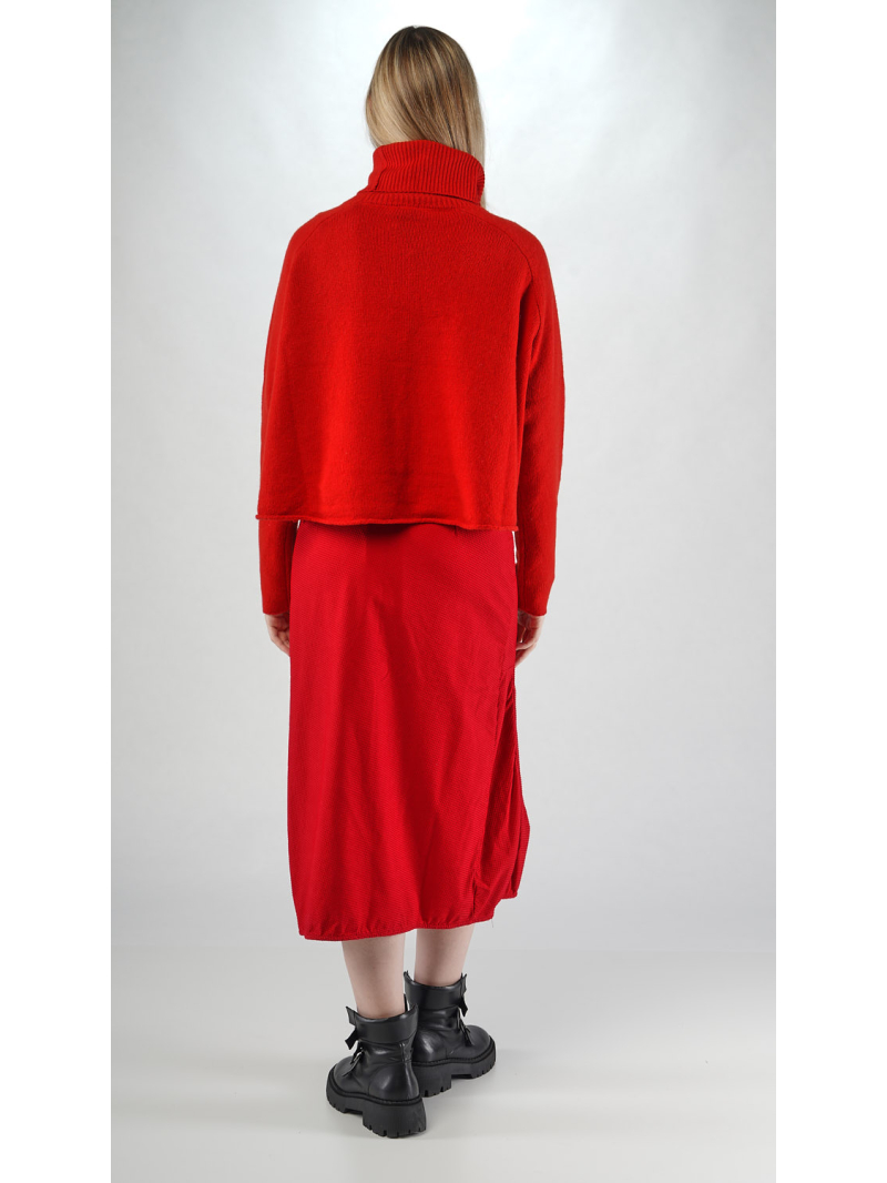 Rundholz Black Label - Kurzer Woll mix Strick Pullover mit Rollkragen - 2253620702