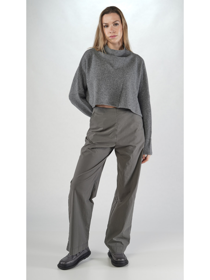 Rundholz Black Label - Kurzer A-förmiger Woll mix Strick Pullover - 2253620704