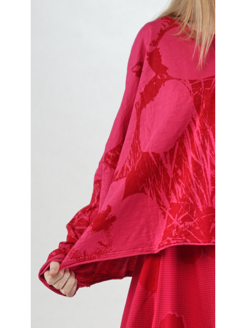 Rundholz Black Label - Gerades weites Baumwoll Slubjersey Shirt - 2253640507