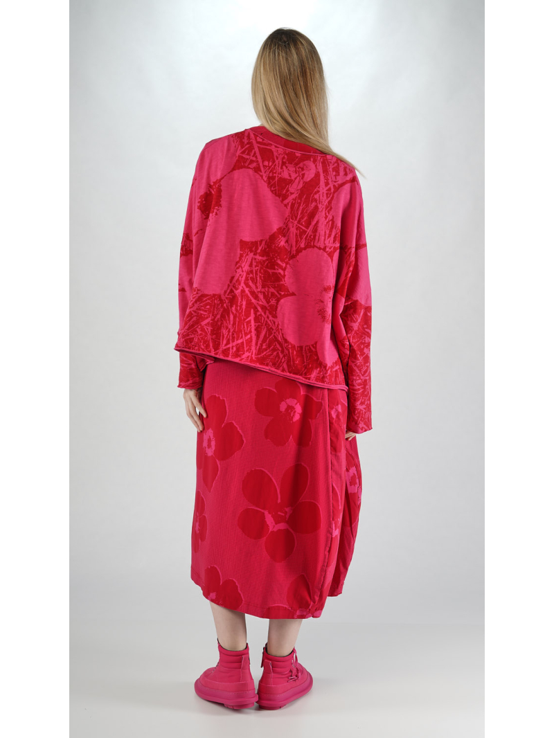 Rundholz Black Label - Gerades weites Baumwoll Slubjersey Shirt - 2253640507