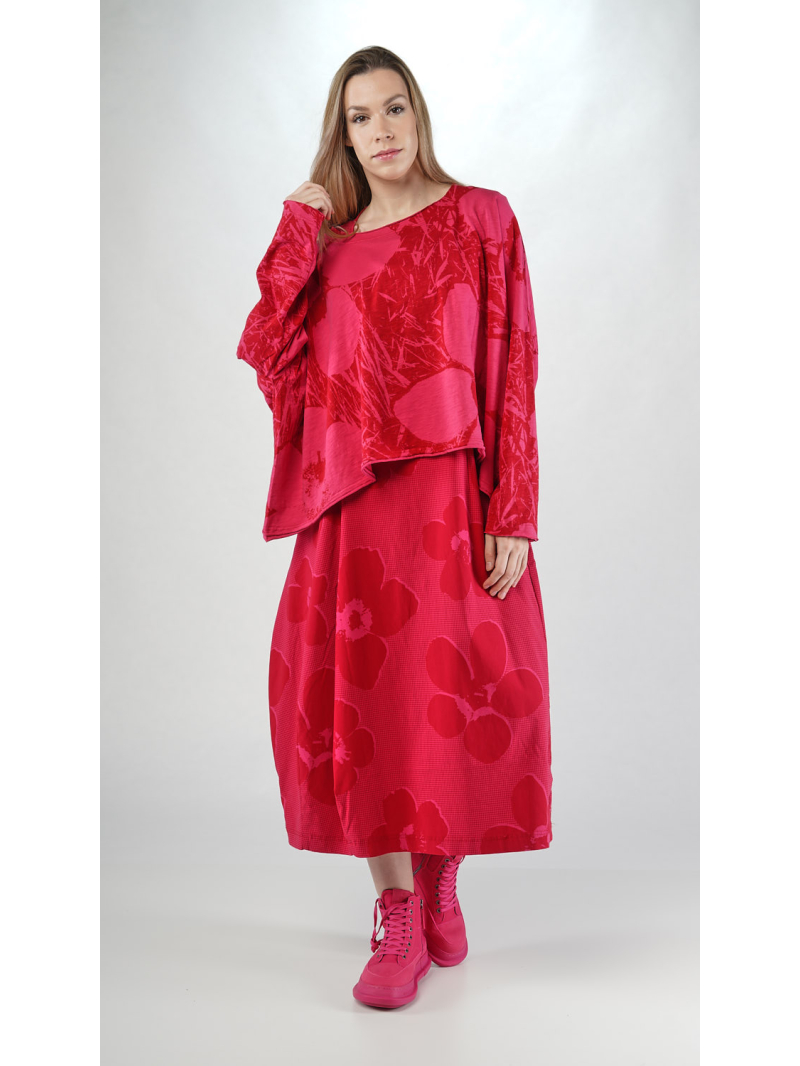 Rundholz Black Label - Gerades weites Baumwoll Slubjersey Shirt - 2253640507