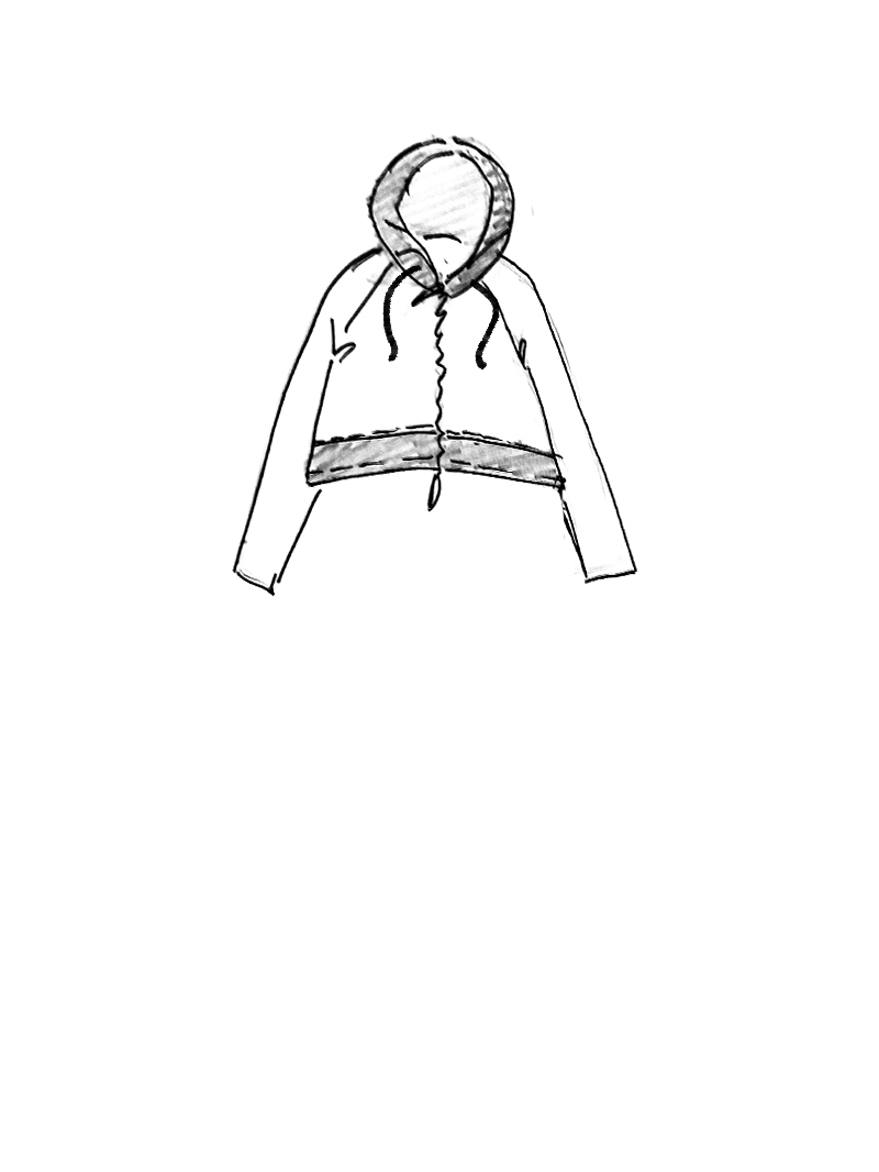 Rundholz Black Label - Kurze Leinen Strickjacke mit Wattiertem Nyloneinsatz - 2253717102