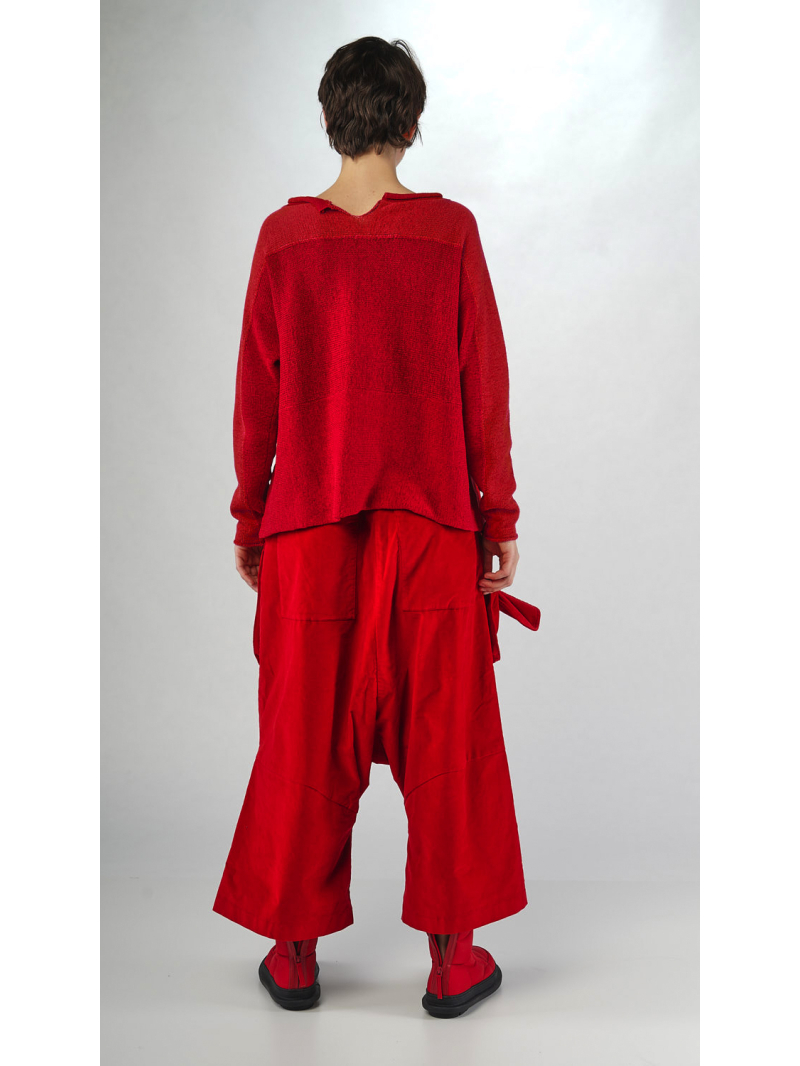 Rundholz Black Label - Ausgestellter Leinen Strick Pullover - 2253720711