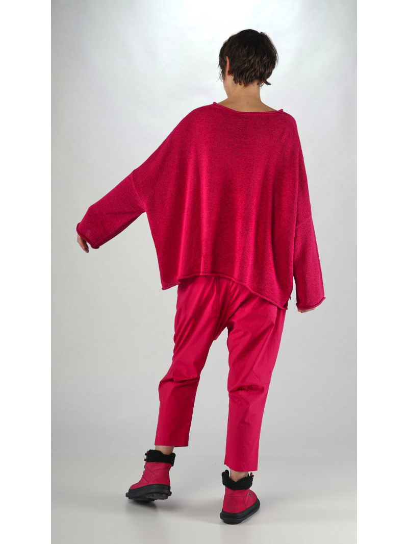 Rundholz Black Label - Kastenförmiger Leinen Strick Pullover - 2253720712