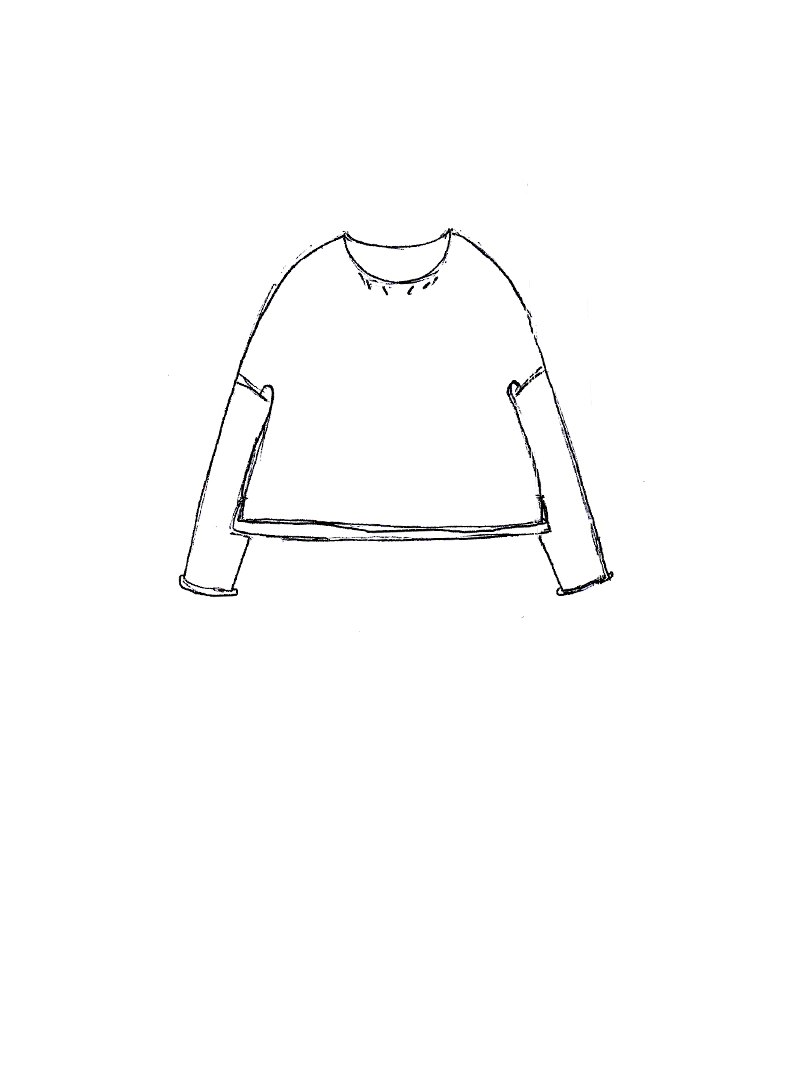 Rundholz Black Label - Kastenförmiger Leinen Strick Pullover - 2253720712