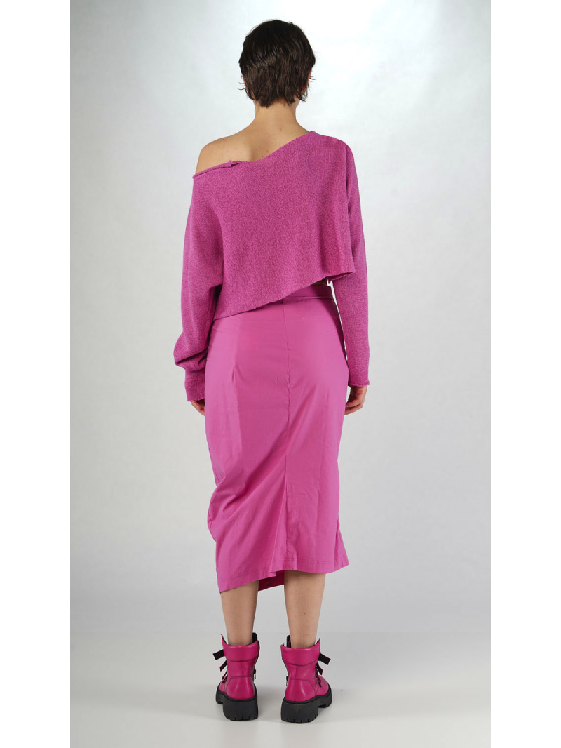 Rundholz Black Label - Cropped Leinen Strick Pullover - 2253720715