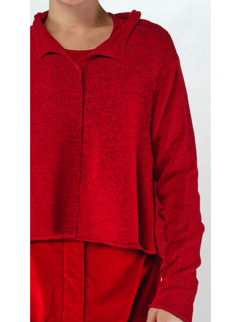 Rundholz Black Label - Strickjacke mit Rollkanten von Black Label - 2253727116