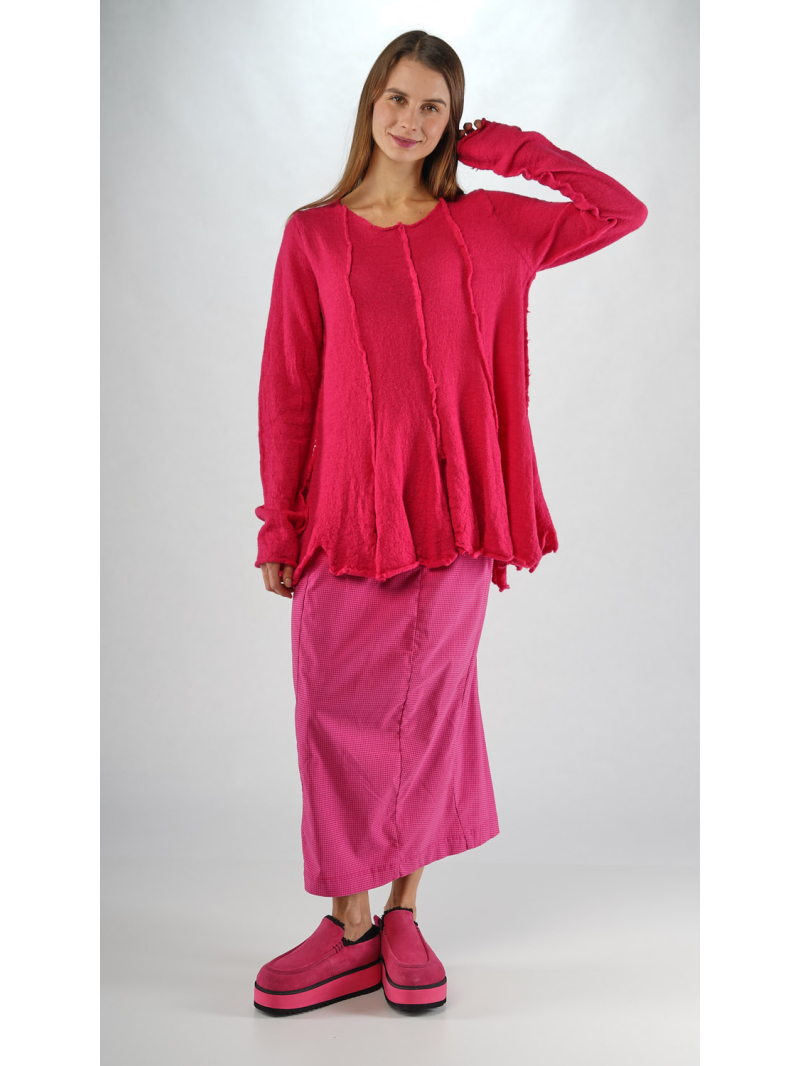 Rundholz Black Label - Sportloden Pullover mit Blumengeformten Saum - 2253890701