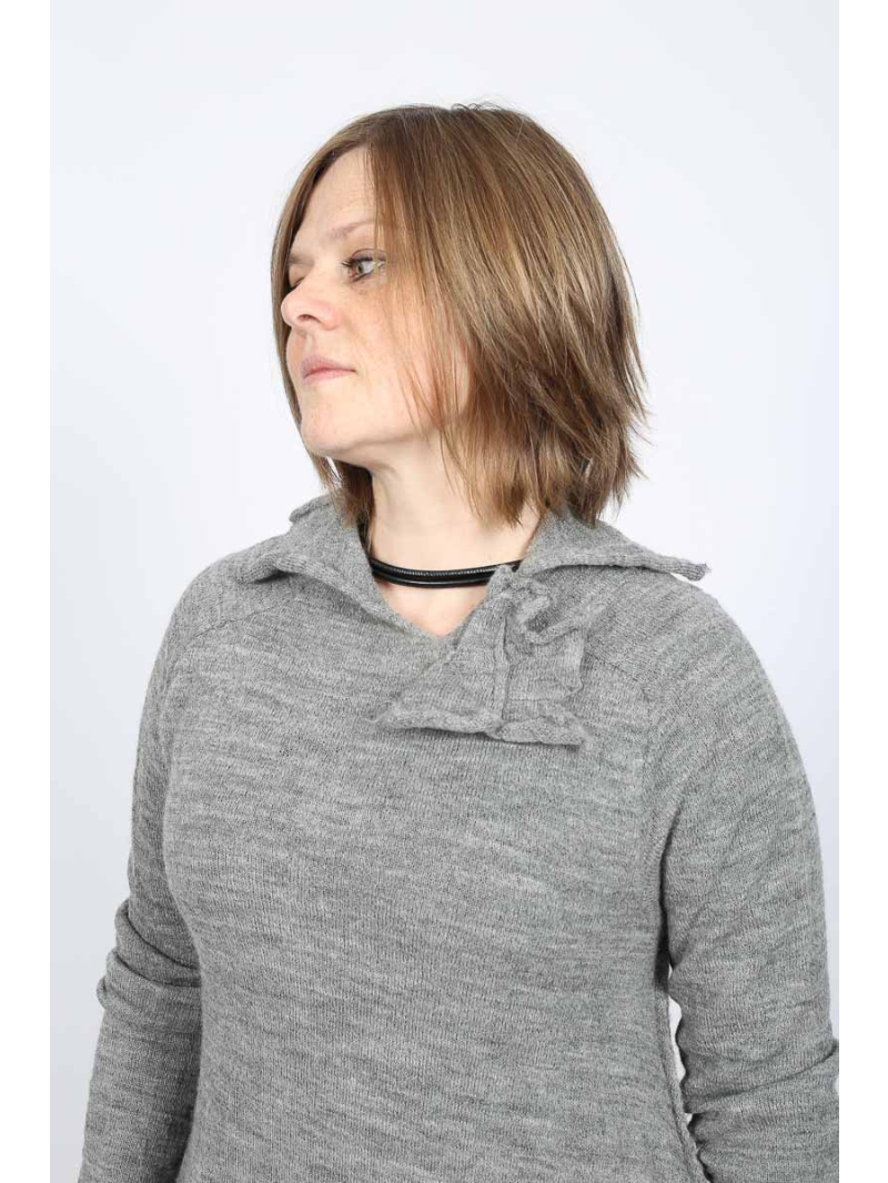 Rundholz Black Label - Stricktunika aus 100% Wolle mit Rollkragen - 2253897007