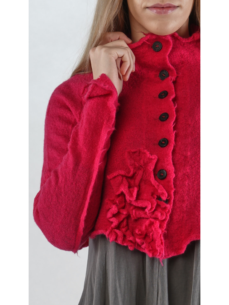 Rundholz Black Label - Cropped Sportloden Strickjacke - 2253897108