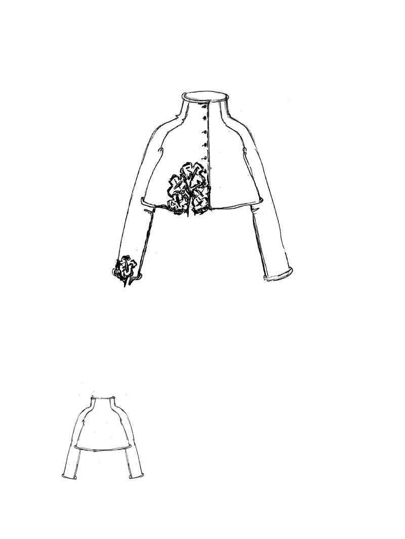 Rundholz Black Label - Cropped Sportloden Strickjacke - 2253897108