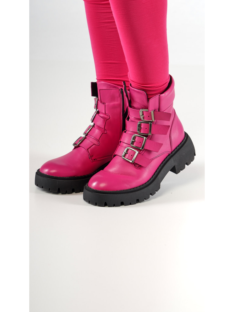 Rundholz Black Label - Kurzschaftstiefel mit Reißverschluss und Schnalle - 2253985203