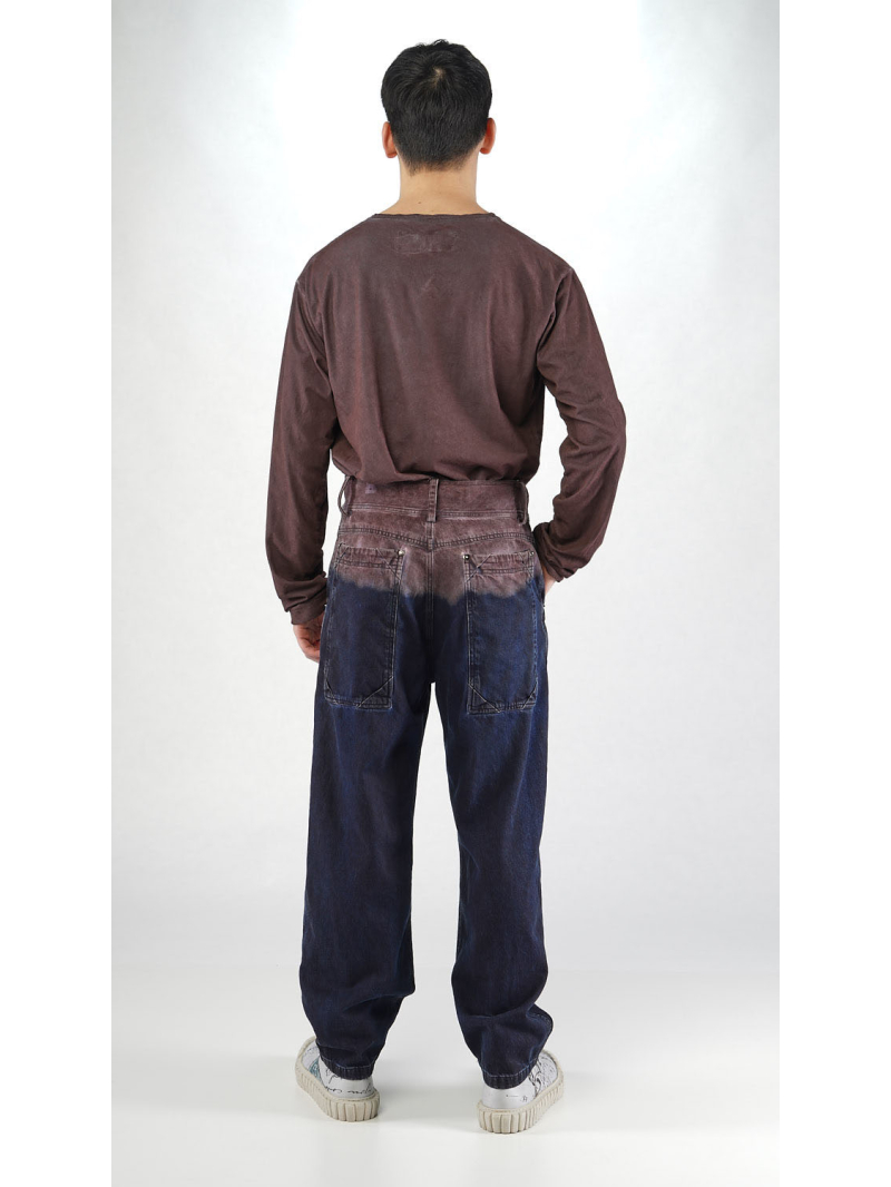 Rundholz - Bicolor Boot cute Denim Hose - 2254030114