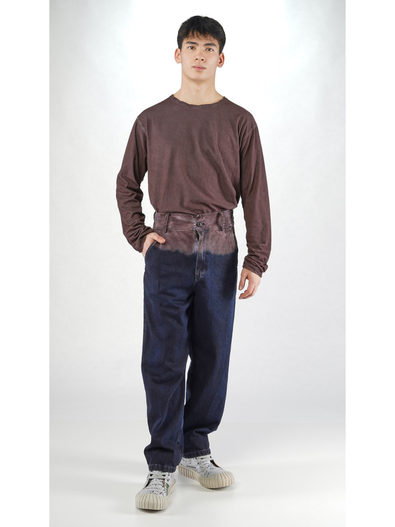 Rundholz - Bicolor Boot cute Denim Hose - 2254030114