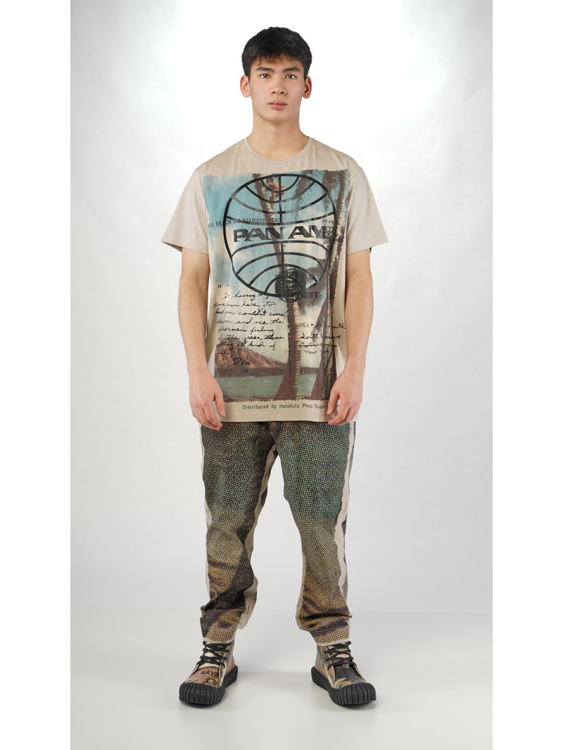 Rundholz - Baumwolljersey T-shirt mit Platziertem 3d Druck - 2254300501