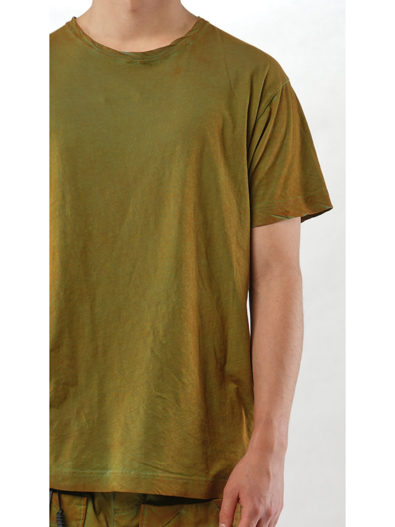 Rundholz - Lockeres Bicolor Baumwolljersey T-shirt - 2254520501