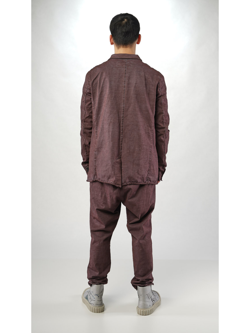 Rundholz - Kastenförmige Bicolor Baumwoll Heavy Jersey Jacke - 2254541103