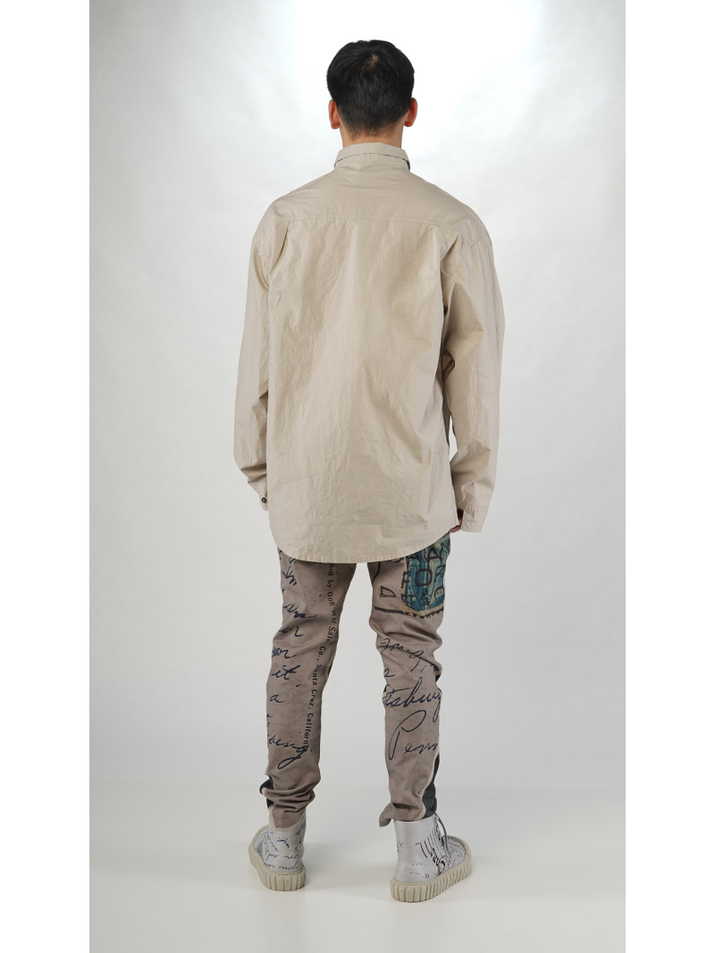 Rundholz - Popeline Hemd mit einer Aufgesteppte Tasche mit Druck - 2254575502