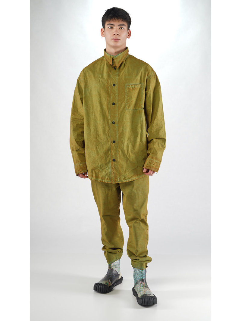 Rundholz - Weites Bicolor Popeline Hemd - 2254575512