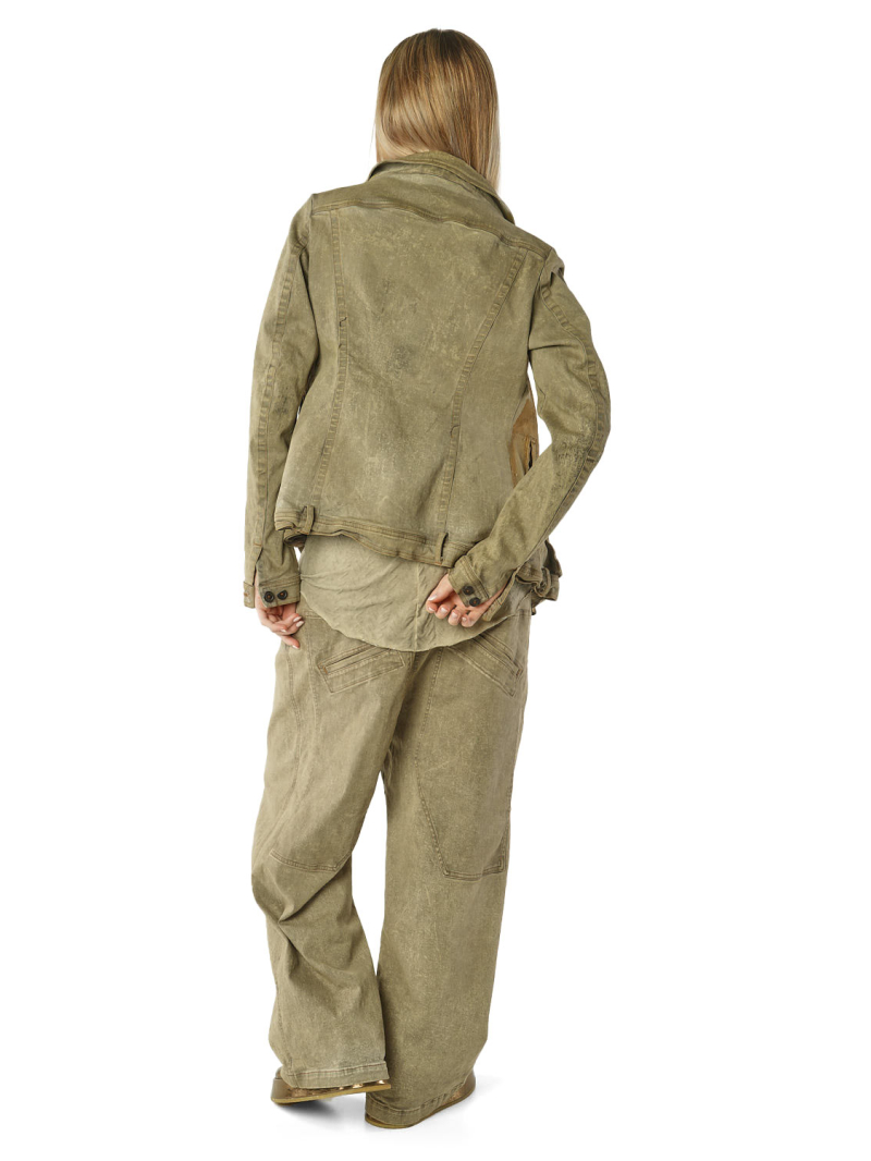 Rundholz - Cropped Jeansjacke Goldpatina - 2261041150
