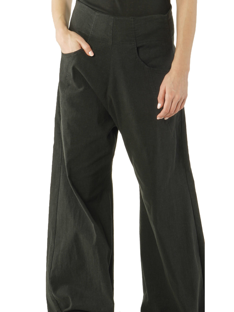 Rundholz - Weite Marlenehose mit Flare - 2261060114