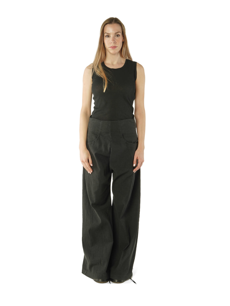 Rundholz - Weite Marlenehose mit Flare - 2261060114