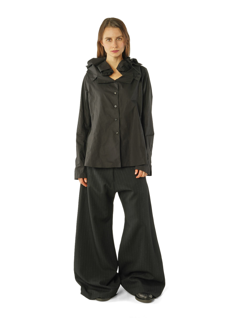 Rundholz - A-förmige Poplin Bluse - 2261230401